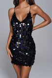 kamames Alison Sequin Mini Dress