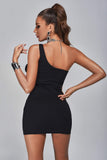 kamames Amary One Shoulder Cutout Mini Dress