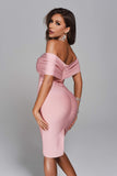 kamames Dorothy Off Shoulder Midi Bandage Dress