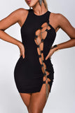 kamames Affery Lace Up Mini Dress