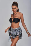 kamames Anwen Sequin Tassel Skirt