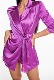 kamames Cosima Satin Shirt Dress