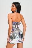 kamames Tamari Strapless Sequin Mini Dress