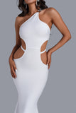 kamames Reece Cutout Maxi Bandage Dress In White