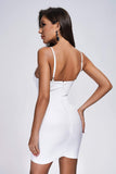 kamames Barabal Diamante Mini Bandage Dress - White