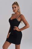 kamames Chantall Diamonate Mini Bandage Dress