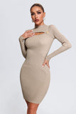 kamames Lerae Mini Knit Dress - Nude