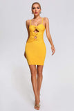 kamames Riviera Cutout Mini Bandage Dress