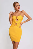 kamames Riviera Cutout Mini Bandage Dress