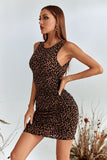 kamames Negin Leopard Mini Dress