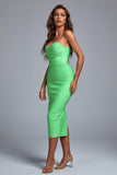 kamames Salimi Midi Bandage Dress - Green