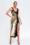 kamames Vlafa Sequin Midi Bandage Dress