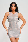 kamames Griey Diamante Mini Bandage Dress